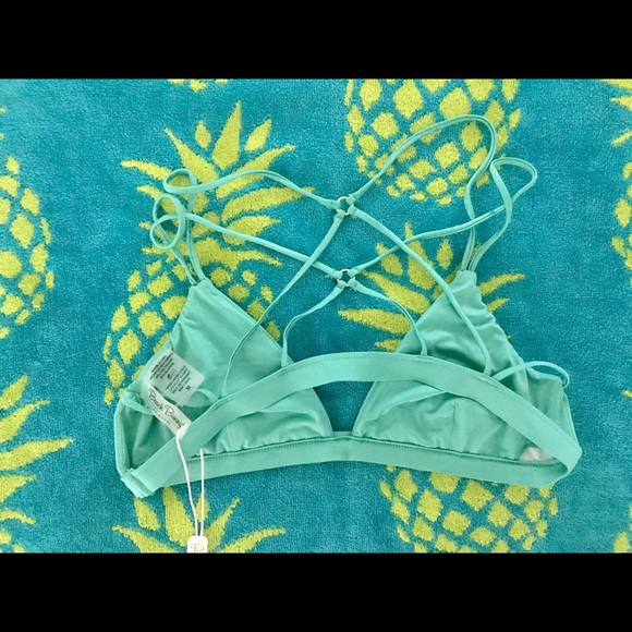 Beach Bunny Bikini in mint size med top & bottom - Picture 3 of 8